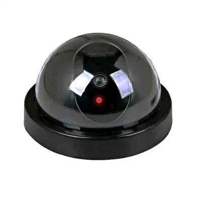 China Indoor CCTV Home Security Dome Simulation Dummy Camera Waterproof/Waterproof Analog Camera Dome Camera with Red LED Flashing Light for sale