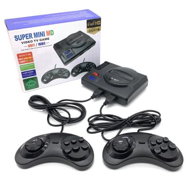 China Support SG816 Retro Multi Players DM TV Video Games Consoles 8Bit 16Bit Built In 691 Games Classic Family Game Box for sale