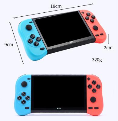 China Game Playing X50 Max Handheld Game Player 5.1 Inch 4K Screen 4K Retro Portable Console Classic Game Consola X50 for sale