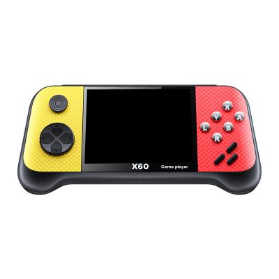 China Game Playing X60 Handheld Game Player 3.5 Inch Screen Built In 4849 Retro Games Support 2 Player Video Handheld Game Console For FC Kids for sale