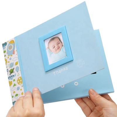 China USA Chinese Homemade Recordable LCD Video Greeting Cards , Custom Baby Shower Thank You Cards For Boy for sale