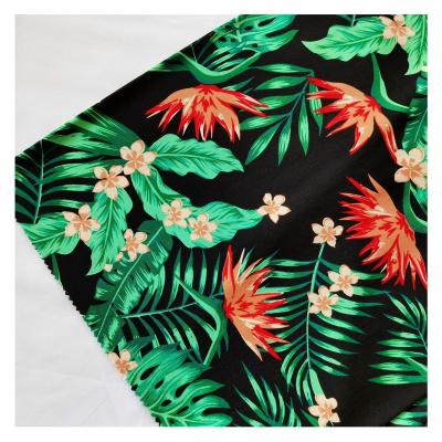 China 30S 32S 45S Viable floral rayon printed viscous rayon fabric rayon challis fabric kain viscose print fabric woven spun fabric manufacturers for sale