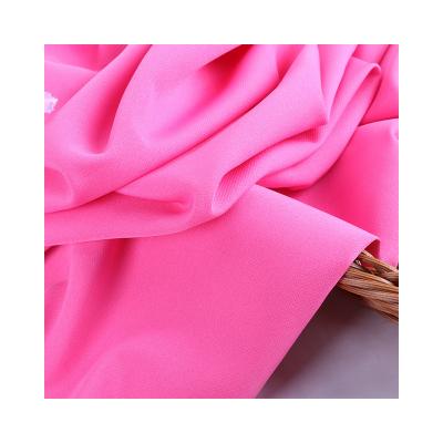 China 100% Polyester P/D Barbie Woven Double Layer 4 Way Sustainable Hot Selling Polyester Stretch Fabric for sale