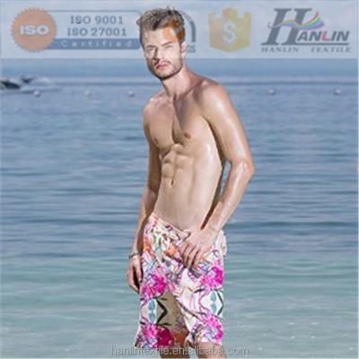 China STOCKLOT Cheap and good quality 100 polyester twill Shrink-resistant printed peach skin fabric for beach shorts for sale