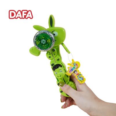 China Cartoon Toys Hot Selling New Item Toy Candy For Kids Spin Top for sale