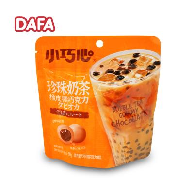 China Daily Eat Favorite Delicious Bubble Tea Candy Snacks Hot Selling Kids Gummy Chocolate Candy For Kids for sale