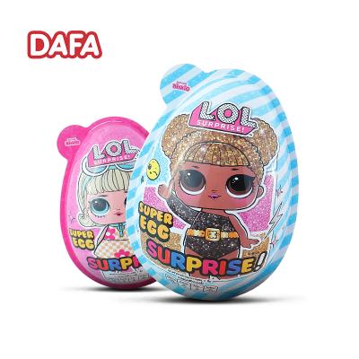 China Lol egg chocolate candy egg with surprise toy kids snack EP2043 for sale