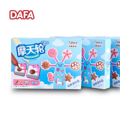 China DIY chocolate hot sale ferris wheel with exquisite milk chocolate cream TW1064 for sale