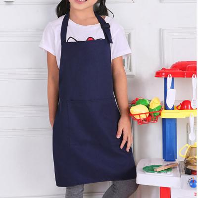 China Wholesale Cleaning Kids Cooking Apron Custom Logo Painting Baking Cooking Chef GRILL Children's Aprons For Kindergarten for sale