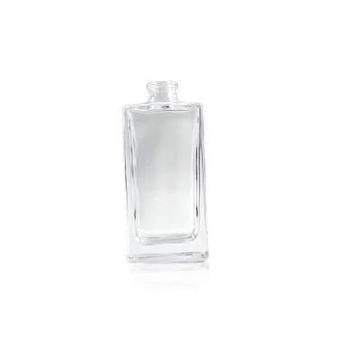 China Perfume Glass Bottle 75ml Cosmetic Wholesale Glass Bottles Rectangle Perfume Bottle for sale