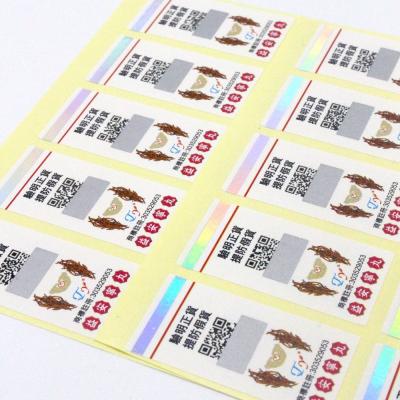 China Sustainable Factory Outlet Support Customization Sustainable Qr Code Security Sticker for sale