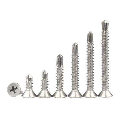 China High Quality SUS304 Stainless Steel Flat Roof Screws Self Drilling Screws for sale