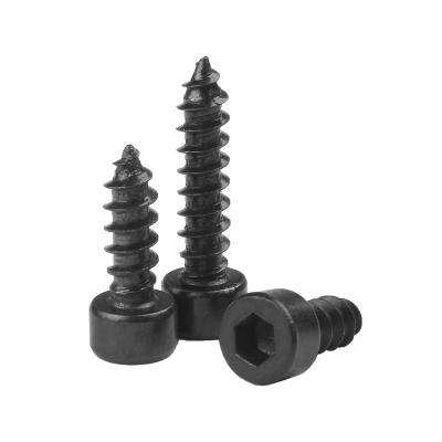 China Low Price Customized Fine Hex Head Quality Color Hex Head Black Tapping Screw for sale