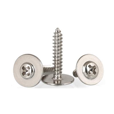 China High Quality Pan 304 Stainless Steel Self Threading Custom Screws With Big Washer for sale