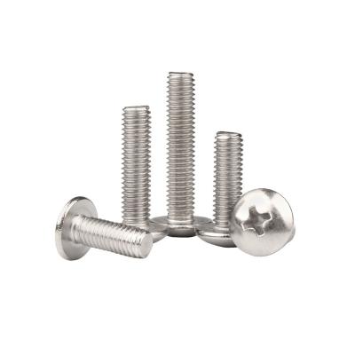 China High Quality Shank Resistant Flat Head Rust Resistant Truss Machine Screws SS304 Screws for sale