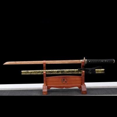 China Wooden Japan Katana Handmade Japanese Samurai Wooden Sword 40 inch for sale