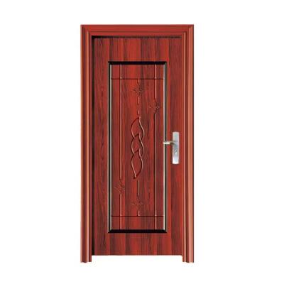 China New Design Aluminum Frame Sound Insulation Wpc Wood Interior Doors House Home Wood Door For Bedroom for sale