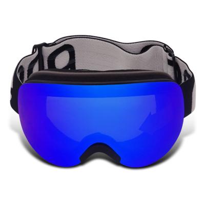 China Adult Custom Made Ski Goggles Snowboard Goggles With Magnetic Lens, Anti-scratch Snow Fog Goggles for sale