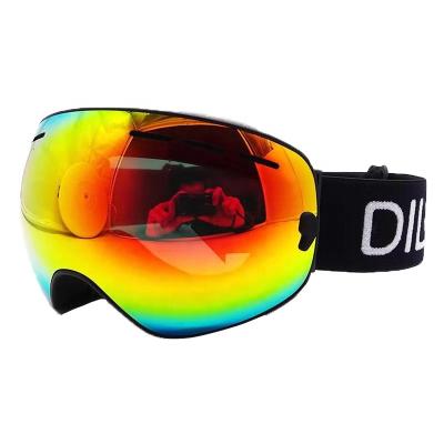 China Ski Goggles Spherical Adult OTG - Over Glass Snow/Snowboard Goggles for Men, Women and Youth - 100% UV Protection for sale