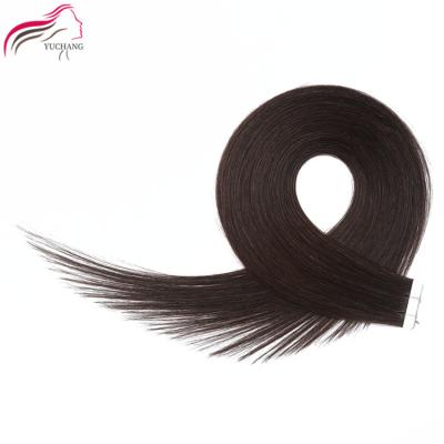 China No Weft Seamless Extensions Remy Cuticle Aligned Human Double Drawn 100% Chemical Top Quality Virgin Hair Skin Tape Hair Extensions for sale