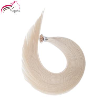 China No Best Selling Factory Price Chemical End Double Ended Pulled Thick Cuticle Aligned Flat Tip Hair Extensions Hair Cuticle Aligned for sale