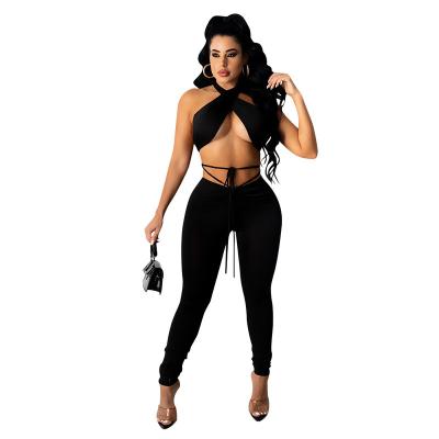 China China fashion women's QUICK DRY wrap manufacturer sexy pants ladies two piece breast suit for sale