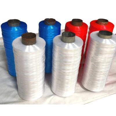 China HDPE Tape Anti-UV Yarn Around Plastic Yarn for sale