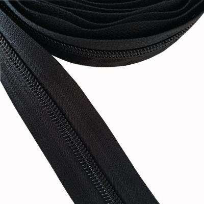 Китай Double sliders nylon zipper open in roll продается