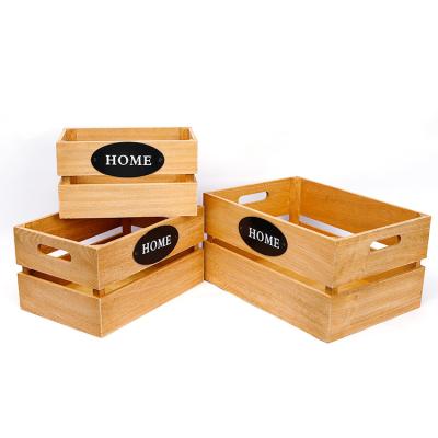 China Eco Friendly Living Room Custom Natural Retail Square Decorative Wooden Box For Sale for sale