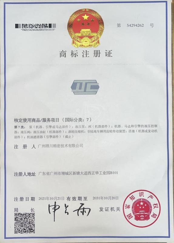 International classification: 7 - Guangzhou Dechuan Precision Technology Co., Ltd.