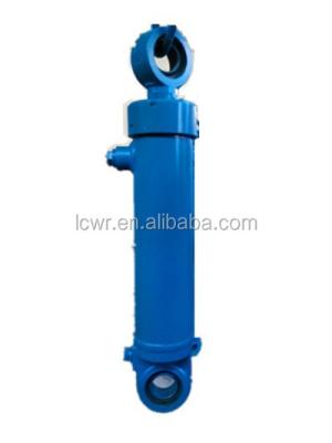 China Construction Tractor Loader Mini Small Push Pull Double Action Link Rod Welded Piston Hydraulic Cylinder for sale