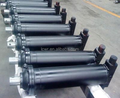 China Steel Hydraulic Dump Trailer Crane Telescopic Cylinder / Jack for sale