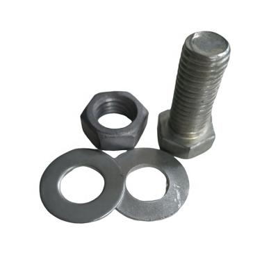 China Industry ; Building Galvanized Hot Dip Hex Bolt And Hex Nut And Washer For Automotive Industry for sale