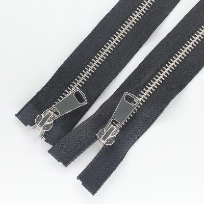 China Sustainable Fashion Custom Metal Zipper For Woman Coat Zipper for sale