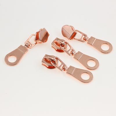 China Fashion Zipper Puller Metal Nickel Free Zipper Slider For Bag for sale