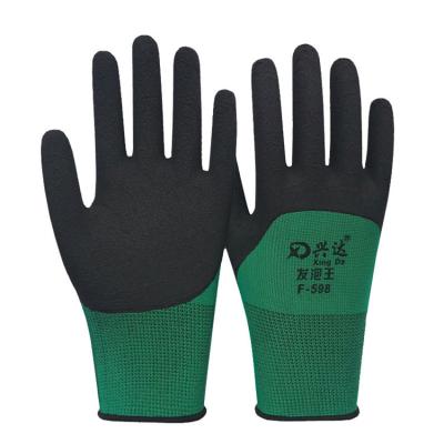 China China Quality Best Selling Latex Manufacture Construction Site Anti-Slip Rubber Gloves for sale