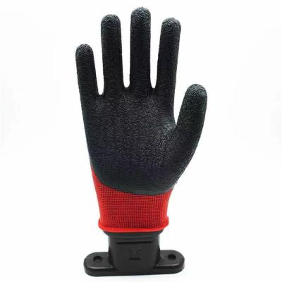 China Professional Construction Site Manufacture Promotion Price Coated Latex Wrinkle Work Gloves for sale