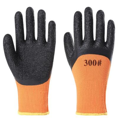 China China Manufacture Best Quality Construction Site Price Work Latex Wrinkle Work Gloves for sale