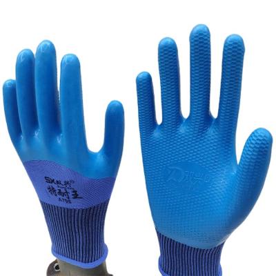 China Construction Site Manufacturers Direct Selling Anti-Slip Working Latex Embossing Glove for sale