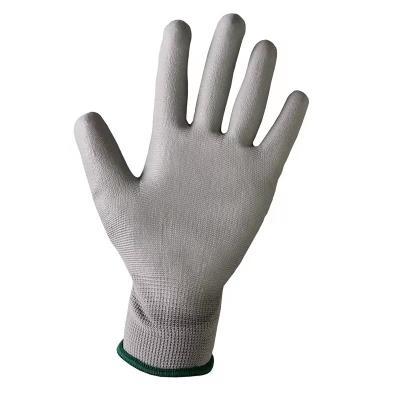 China Hot Sale Construction Site Construction Mechanic Labor Protection PU Palm Work Safety Gloves for sale