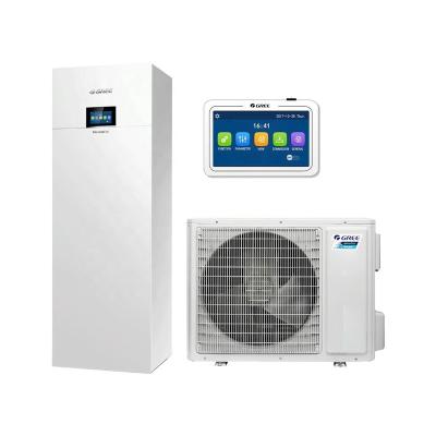 China Hotel Gree Versati 3 Refrigerant R32 All In One Heat Pump Air Source Electric Water Air To Water Heater Air Conditioner 4/6/8/10 KW for sale