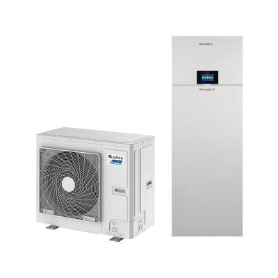 China Hotel Gree Generation 3 R32 All in One Heat Pump Air Conditioner for House Pool Air Source Aircon Water Heater 10kw 230V 50Hz for sale