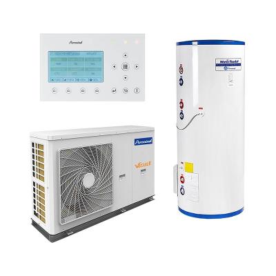 China High Quality Hotel Supplier Puremind Heat Pump R410A 230V Multifunctional Water Air To Water Heater Monobloc Type for sale