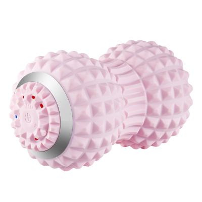 China Body Gym Yoga Fitness Exercise Muscle Relax Handheld Portable Peanut Massage Ball For Full Body. for sale