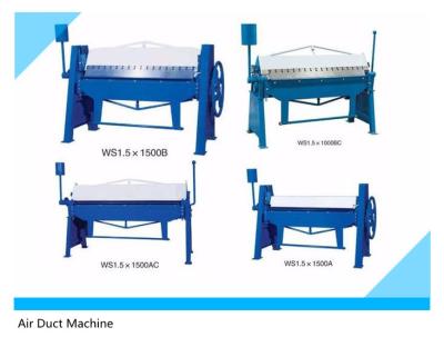 China Automatic Air Duct Machine Apron Coughing Machine Low carbon sheet for sale