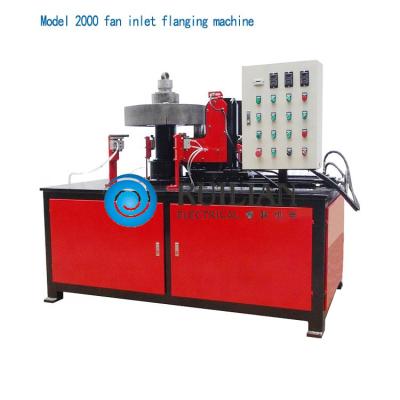 China 10KVA Air Duct Equipment Duct Flanging Machine OD 80mm-300mm for sale