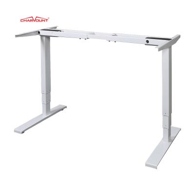 China Electric Standing Desk (Height) Chramount Height Table Double Motor Adjustable Position High Quality Desk for sale