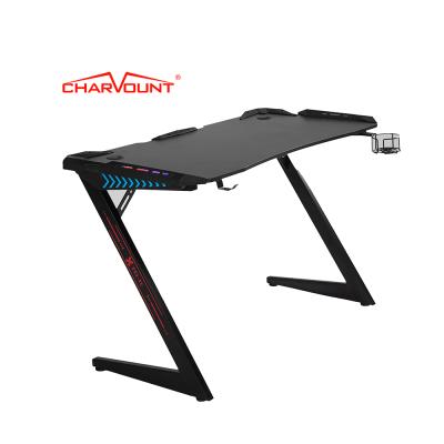 China (Size) Charmount Free Sample Adjustable Gaming Desk Table PC Gaming Computer Desk for sale