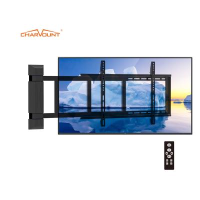 China CHARMOUNT Full Swivel Max Vesa 400x400mm Adjustable Lift Tilt Motion LCD Motorized TV Wall Mounts 17