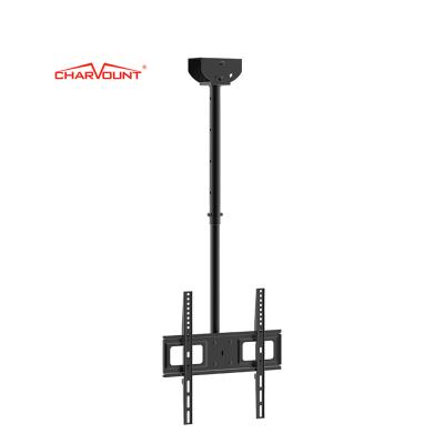 China Charmount Cold Rolled Steel Drop Down Ceiling TV Bracket Flip Down CeilingTv Mount for sale